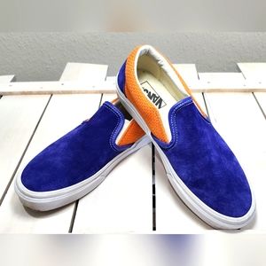 Custom Van's Orange and Blue